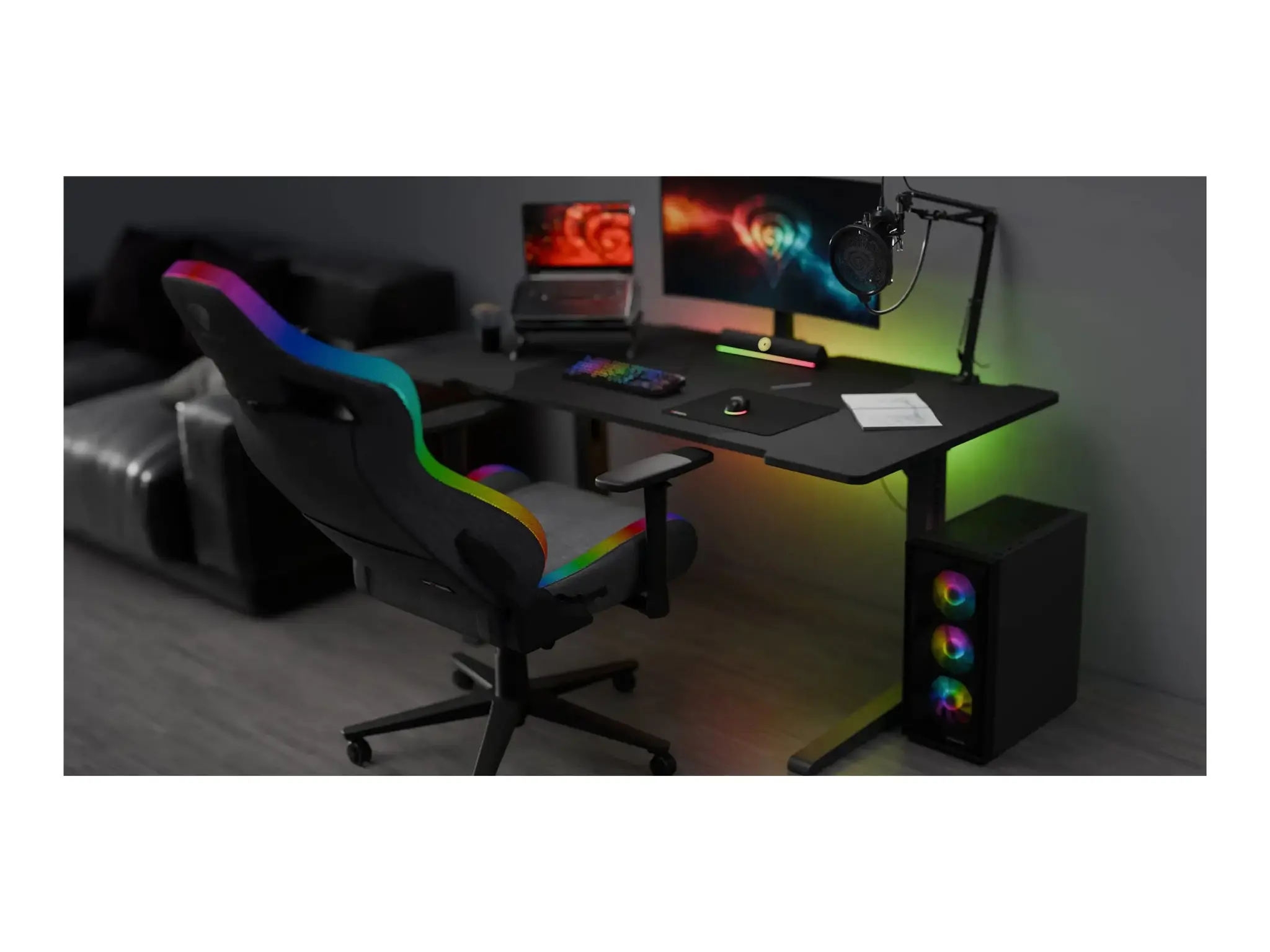 Genesis Gaming Chair | Trit 660 RBG | Grey