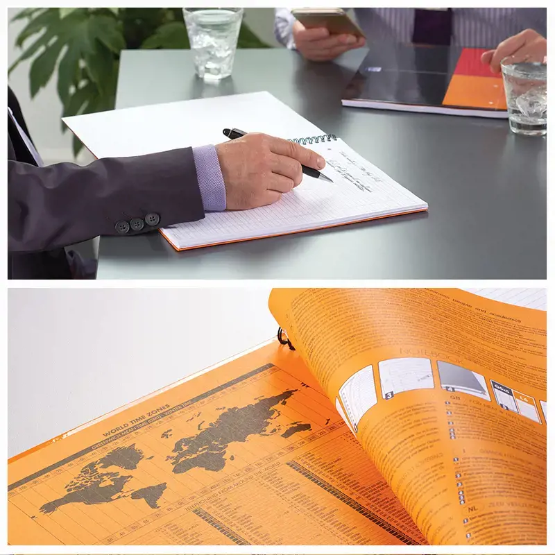 Sąsiuvinis su spirale OXFORD INTERNATIONAL NOTEBOOK, A4+, 80 lapų, langeliais