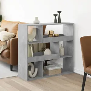 Kambario pertvara, betono, 100x33x94,5cm, apdirbta mediena