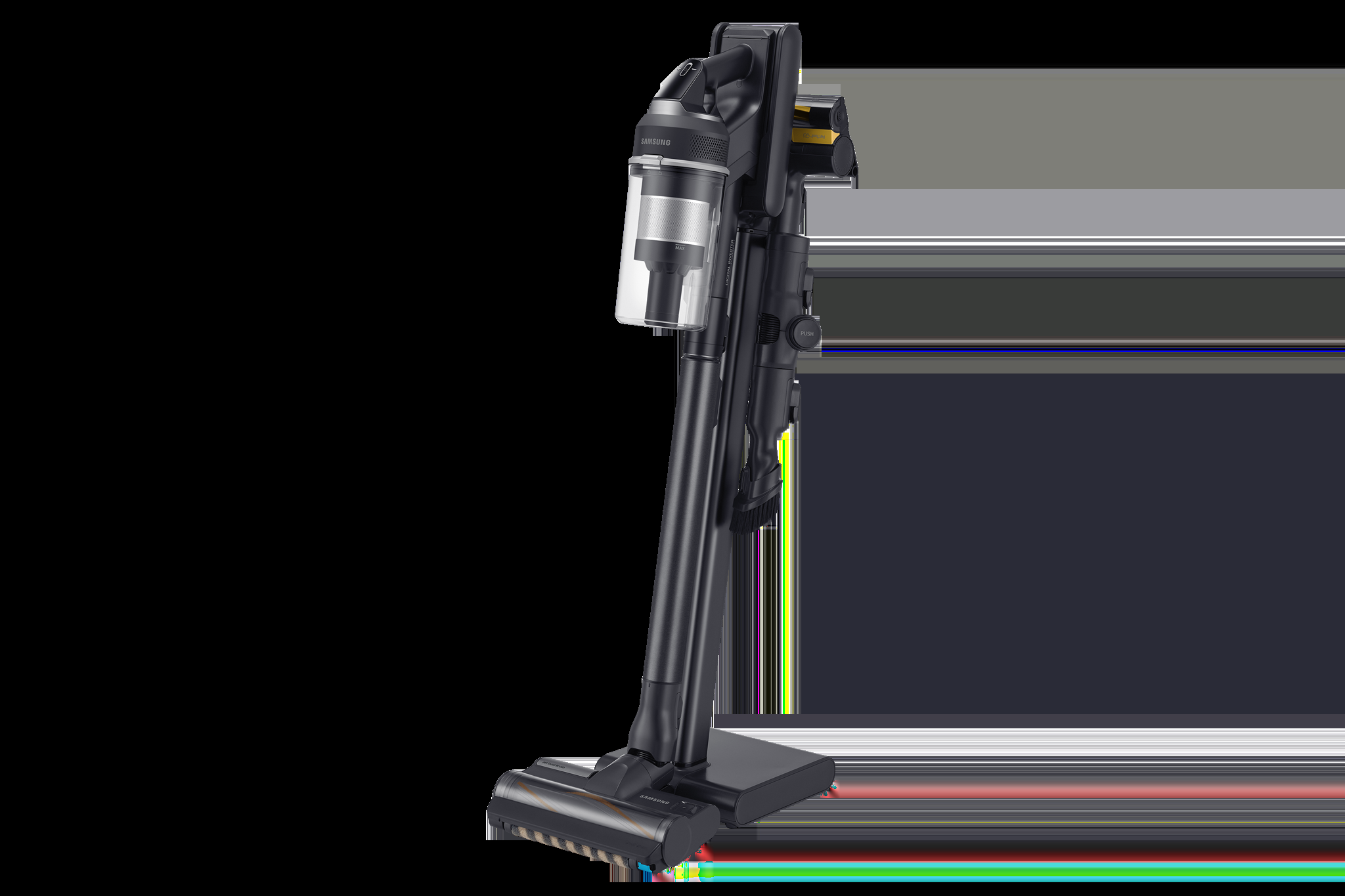 Samsung VS20C9554TK, Stick vacuum, Bagless, Black, 0.8 L, Dry, Cyclonic