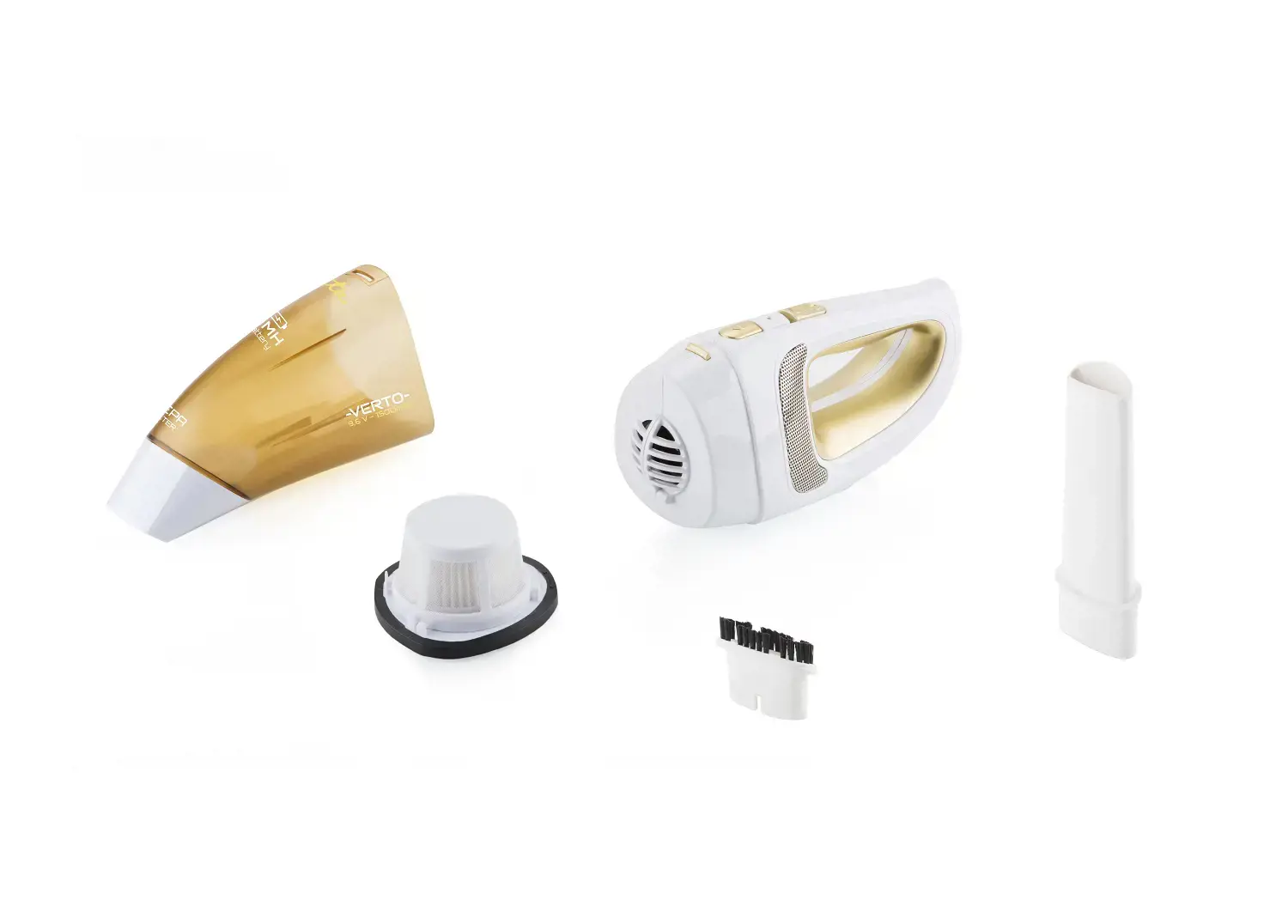 ETA Dulkių siurblys Verto II ETA142390000 Belaidis darbinis, Rankinis, 9,6 V, Darbo laikas (maks.) 15 min, Baltas/apelsininis, Garantija 24 mėn., Akumuliatoriaus garantija 6 mėn.