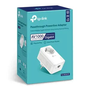 TP-Link TL-PA7017P, 1000 Mbps, IEEE 1901, IEEE 802.3, IEEE 802.3ab, IEEE 802.3u, Gigabit Ethernet, 10,100,1000 Mbps, HomePlug AV2, OFDM