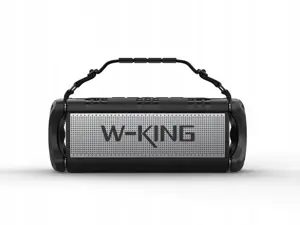 W-KING D8 wireless Bluetooth speaker – black and silver