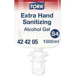 Rankas dezinfekuojantis alkoholinis gelis, TORK Extra, S4, 424205