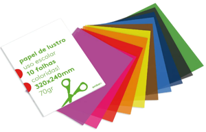 Glossy Paper 320x240 10 Colours AS