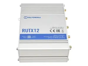 TELTONIKA RUTX12 Pramoninis 4G LTE maršrutizatorius Cat 6 Dual Sim 1x Gigabit WAN 3x Gigabit LAN WiFi 802.11 AC