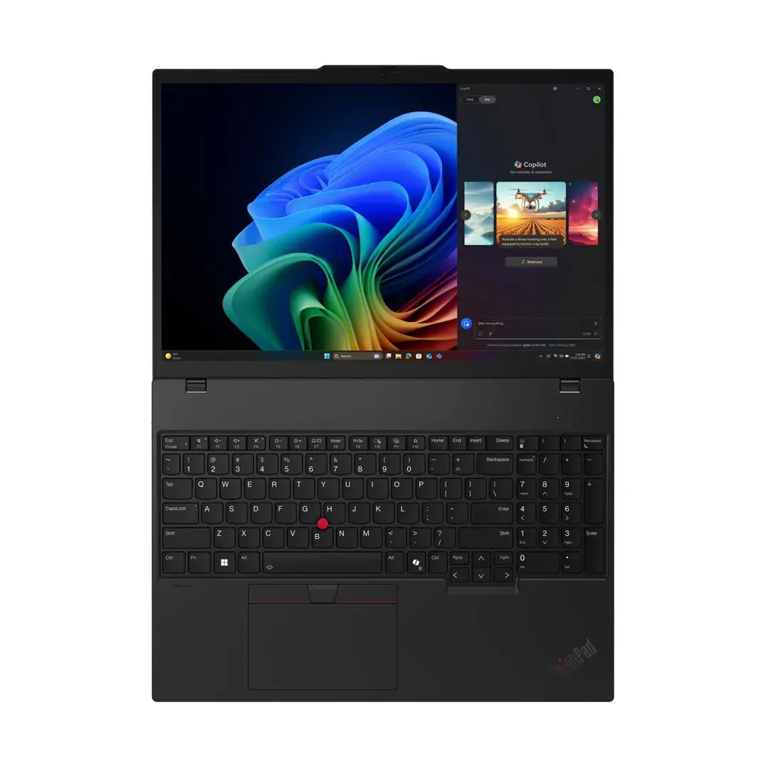 Lenovo ThinkPad T16 Gen 4 (AMD) Copilot+ PC AMD Ryzen™ AI 7 350 Laptop 40.6 cm (16") WUXGA 16 GB DDR5-SDRAM 512 GB SSD Wi-Fi 7 (802.11be) Windows 11 Pro Black New Repack/Repacked