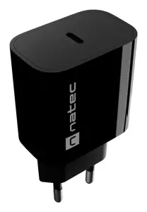 NATEC NUC-2395 mobile device charger Universal Black AC Fast charging Indoor