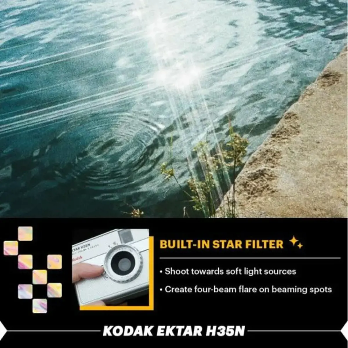 Kodak Ektar H35N, glazūruota rožinė