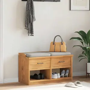 Prieškambario suoliukas SANDNES 87x40x50 pušies masyvo