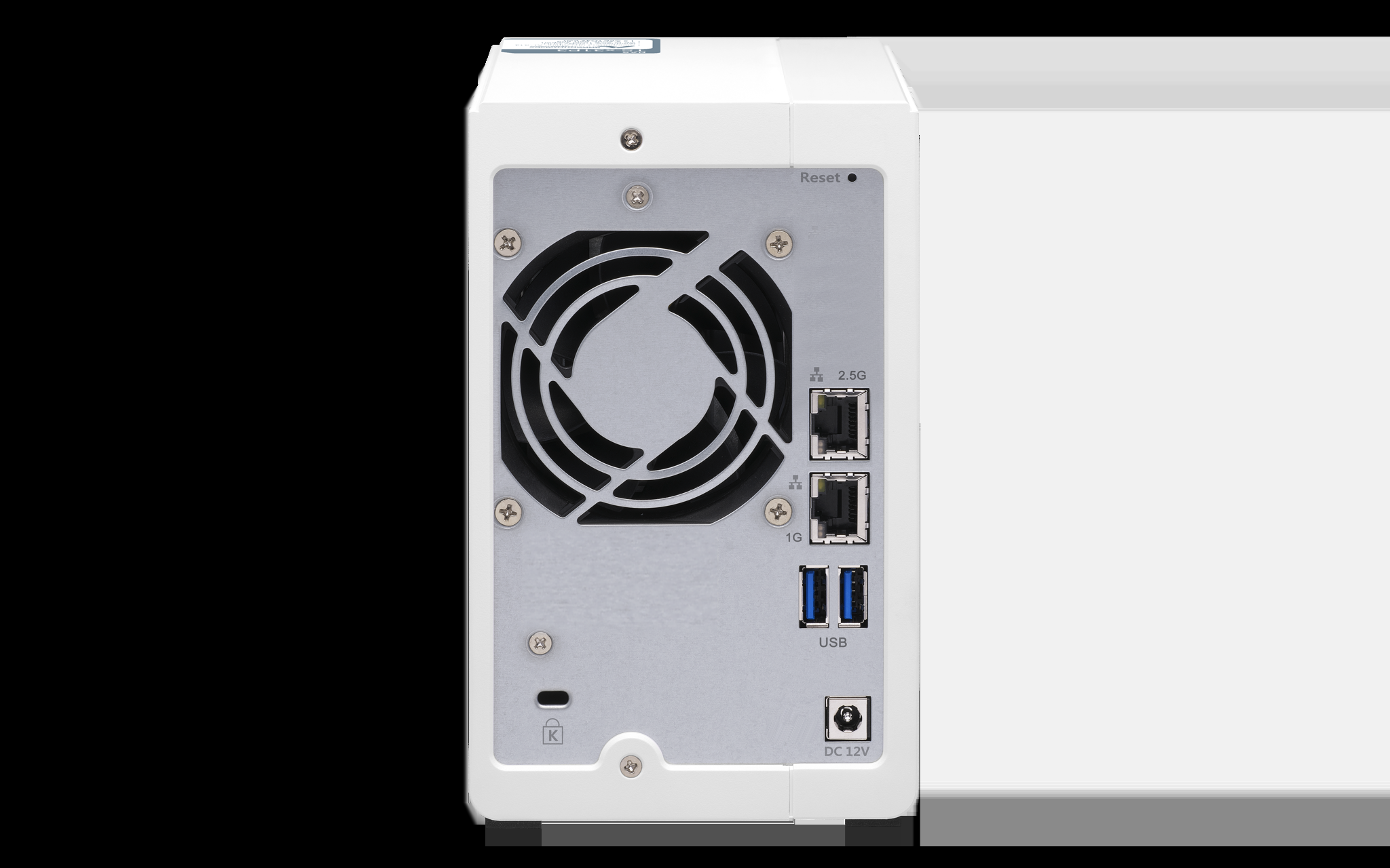 QNAP TS-233 2 lizdų ARM 2,0 GHz keturių branduolių 2xSATA 6 Gb/s 2 GB RAM įmontuota 1xGbE 1xUSB3.2 Gen1 ir 2xUSB2.0