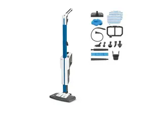 "Polti" garų šluota su integruotu nešiojamuoju valytuvu PTEU0305 Vaporetto SV620 Style 2-in-1 Galingumas 1500 W, vandens bakelio talpa 0,5 l, mėlyna/balta