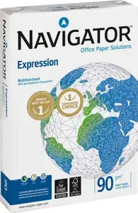 A4 Biuro popierius Navigator Expression, 90 g/m², 500 psl.