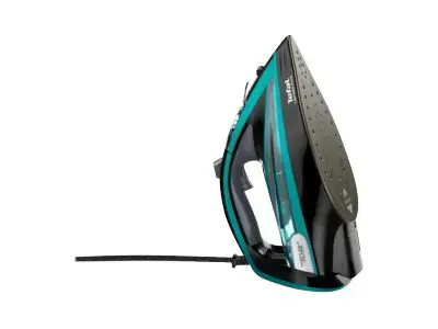 "Tefal Ultimate Pure FV9844", sausas ir garų lygintuvas, "Durilium Autoclean" padas, 2,5 m, 250 g/min, juodas, mėlynas, 60 g/min