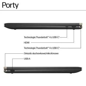HP Spectre x360 16-aa0233nw Intel Core Ultra 7 155H, 2-in-1 convertible, 40.6 cm (16"), 3K touchscreen, 16 GB LPDDR5x-SDRAM, 1 TB SSD, NVIDIA GeForce RTX 4050, Wi-Fi 7 (802.11be), Windows 11 Pro, AI PC, Black