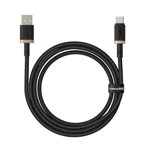 Baseus Dura USB Type A to Type C 60 W fast charging cable 1 m Black, Gold