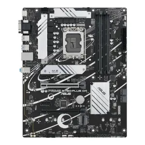 ASUS PRIME B760-PLUS D4, "Intel", LGA 1700, "Intel® Celeron®", "Intel® Core™ i3", "Intel® Core™ i3", "Intel® Core™ i5", "Intel® Core™ i7", "Intel® Core™ i9",..., LGA 1700, DDR4-SDRAM, 128 GB