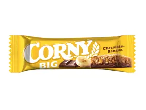 Javainių batonėlis CORNY BIG, bananų ir šokolado, 50 g
