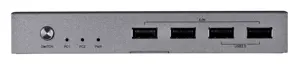 UNITEK KVM JUNGIKLIS 4K HDMI 2.0, 2 ĮĖJIMAI, 1 IŠĖJIMAS + USB