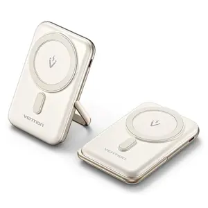 Magnetic Powerbank Vention FHNW0 20W, 10000 mAh (white)