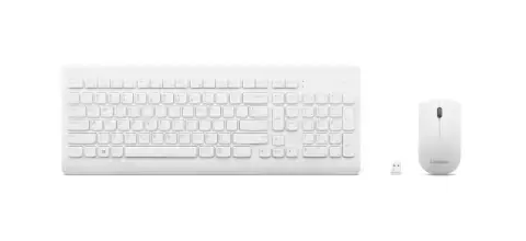 Lenovo | Wireless Combo Keyboard & Mouse | 510 | Keyboard and Mouse Combo | 2.4 GHz Wireless via Nano USB | Batteries included | English | White