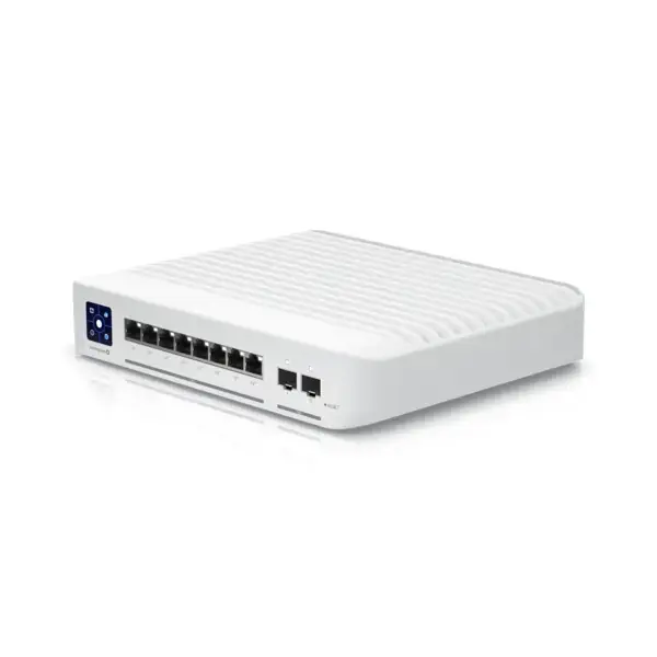 UBIQUITI USW-ENTERPRISE-8-POE UNIFI SWITCH 8x 2.5GB/S RJ45 POE+ 2x 10GB/S SFP+ TOUCHSCREEN IŠ VISO 120W