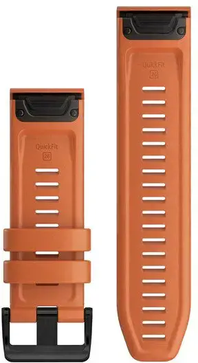 Acc,fenix 6X 26mm QuickFit Ember Orange Silikoninė apyrankė