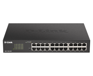 D-Link DGS-1100-24V2, valdomas, L2, Gigabit Ethernet (10/100/1000), montuojamas į stovą, 1U