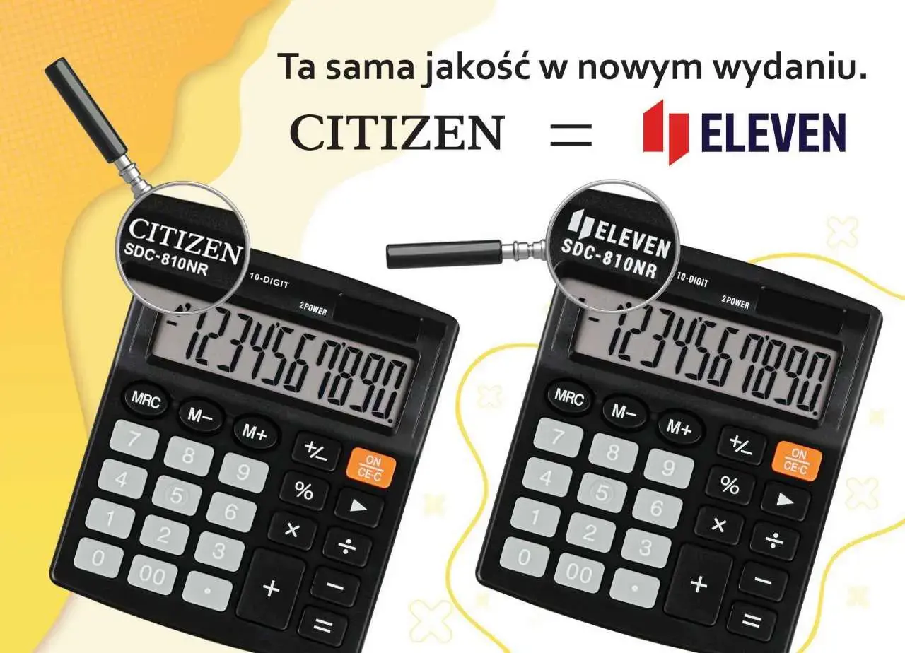 Eleven office calculator SDC-444S