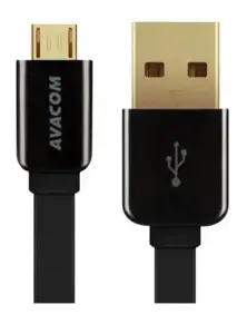AVACOM MIC-40K USB CABLE - MICRO USB, 40CM, BLACK