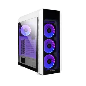 CHIEFTEC Scorpion 3 White edition ATX gaming with 4x120 A-RGB fan 2 tempered glass side and front