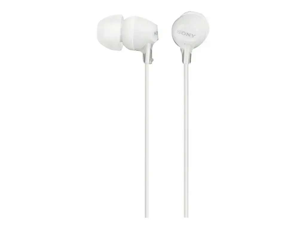 "Sony" MDR-EX15LP, laidinės, 8 - 22000 Hz, muzikinės, 3 g, ausinės, baltos spalvos