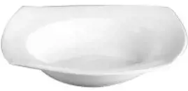 Lėkštė QUADRO, gili, porcelianas, M1281, 22,3 x 22,3 cm, vnt