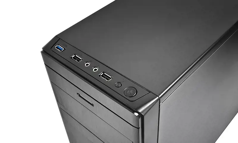 "DeepCool Wave V2", "Mini Tower", asmeninis kompiuteris, juodas, "micro ATX", "Mini-ITX", ABS, SPCC, namams ir biurui