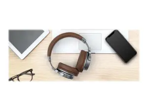 "Muse" stereofoninės ausinės M-278BT su ausinėmis, per ausis, rudos spalvos