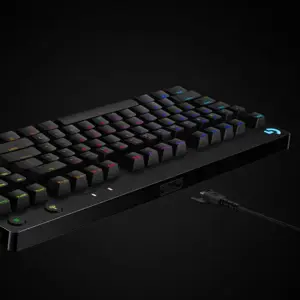 LOGITECH G PRO TKL laidinė mechaninė žaidimų klaviatūra - BLACK - US INT'L - USB - CLICKY