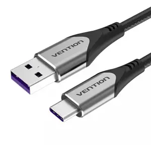 USB-C ir USB 2.0 kabelis Vention COFHG, FC 1,5 m (pilkas)
