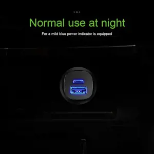 "Baseus" kvadratinis metalinis automobilinis įkroviklis USB+Type-C 30W PPS (PD3.0/QC4.0/SCP/AFC) juodas (juodas)