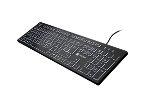 Natec Herring Glow | Keyboard | Wired | US | Black | USB Type-A