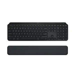 Logitech MX Keys S Combo, Wireless, RF Wireless + Bluetooth, Scissor key switch, QWERTY, LED, Graphite