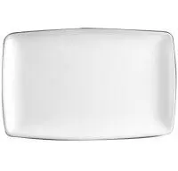 Lėkštė - padėklas QUADRO,  porcelianas, M1281, 35,5 x 22,5 cm, vnt