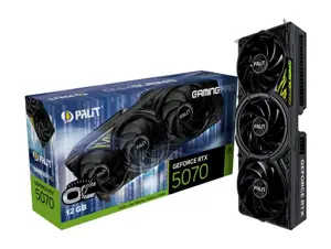 Graphics Card PALIT NVIDIA GeForce RTX 5070 12 GB GDDR7 192 bit PCIE 5.0 16x Triple slot Fansink 1x…