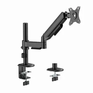 Gembird MA-DA1P-02 Adjustable desk display mounting arm, 17”-32”, black