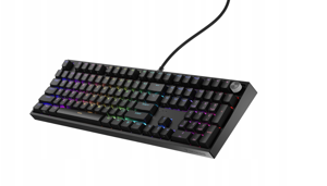 Genesis | THOR 404 | Wired | US | Black | USB Type-A | Outemu Peach Silent