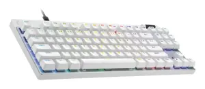 Logitech G PRO X TKL Rapid keyboard Gaming USB QWERTY US International White