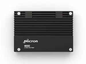 SSD MICRON SSD series 9550 PRO 7.68TB PCIe Gen5 NVMe NAND flash technology 3D TLC Write speed 10000…
