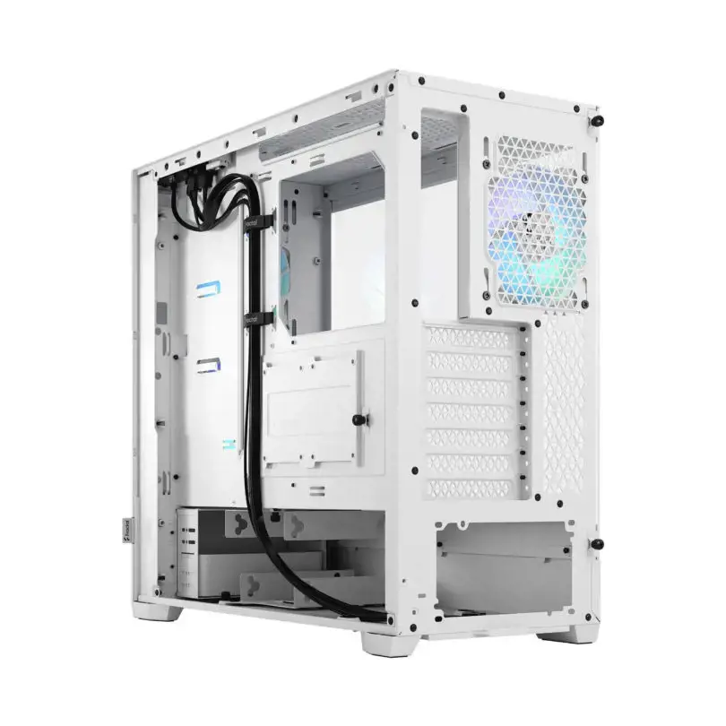 FRACTAL DESIGN "Pop Air RGB" baltas TG skaidrus atspalvis