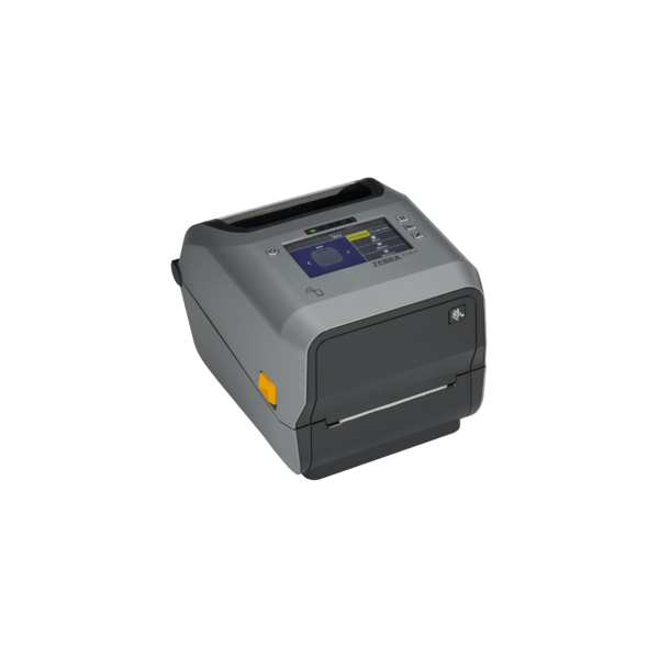 Zebra ZD621R, 8 taškų/mm (203 dpi), disp. (spalvotas), RTC, RFID, USB, USB Host, RS232, BT (BLE), Ethernet, pilka