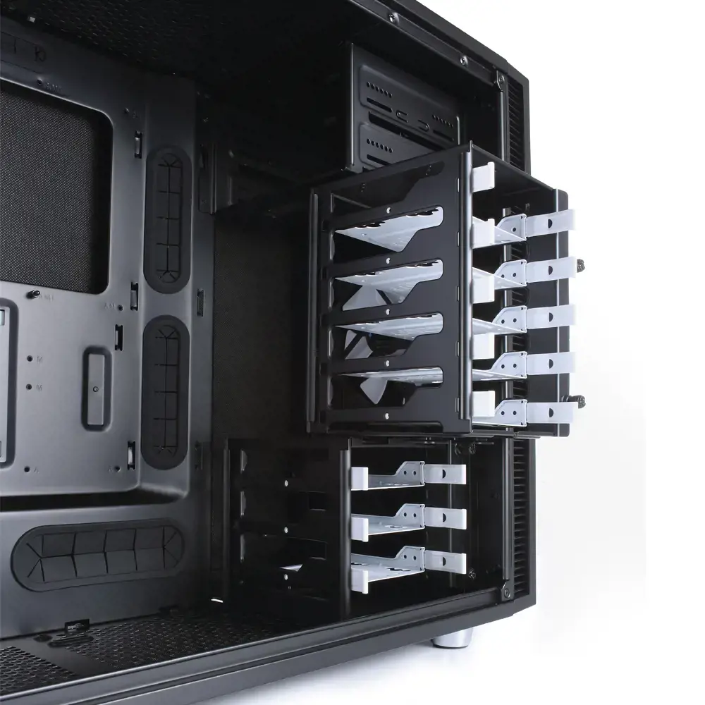 "Fractal Design Define R5", "Midi Tower", asmeninis kompiuteris, juodas, ATX, micro ATX, Mini-ITX, 18 cm, 44 cm