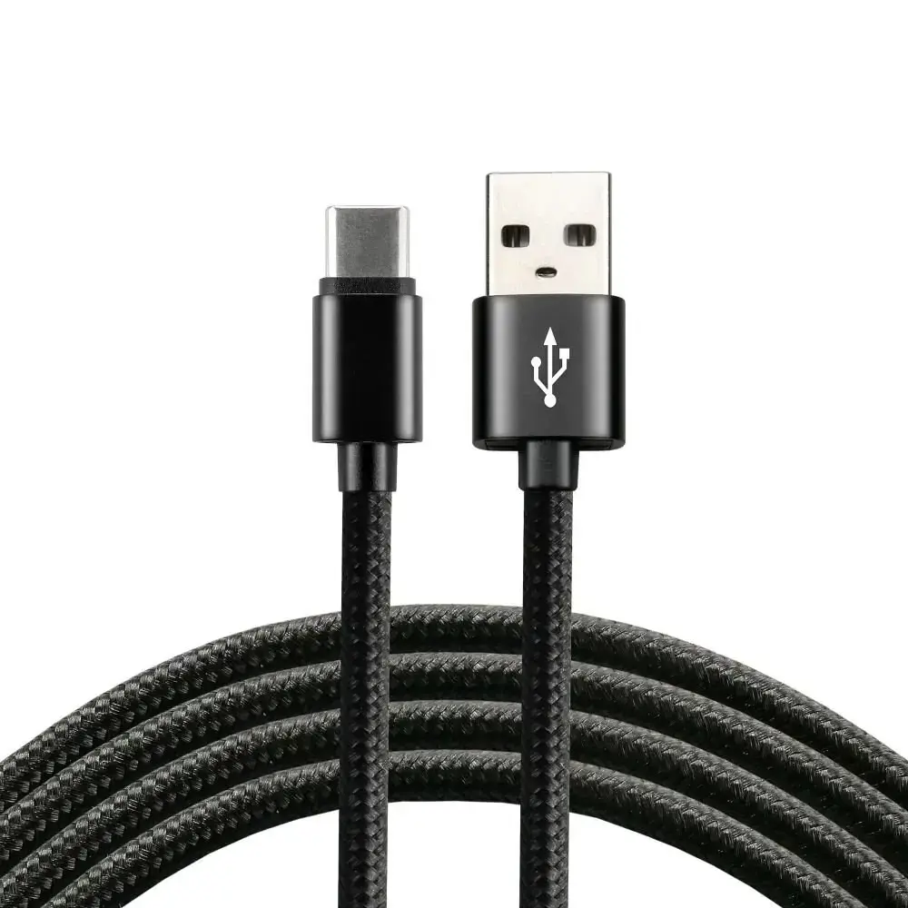 Maitinimo kabelis everActive CBB-1CB (USB - C tipo USB ; 1 m; juoda spalva)